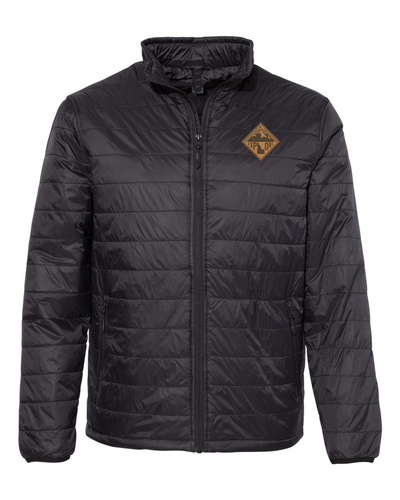 Mens | Puffer Jacket | Mountains Patch
