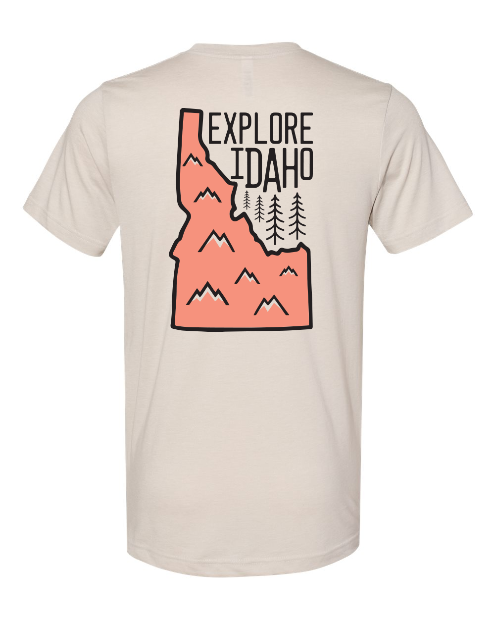 Mens | Tee | Peaks – Explore Idaho