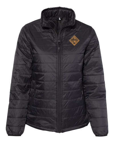 Womens | Puffer Jacket | Mountains Patch